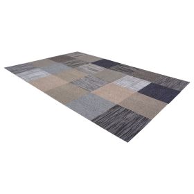 Carpet Tiles Reusable 20x20 inch, 24 PCS Modular Carpet Square Rug, Commercial Floor Soft Padded for Seamless Cover 66.6sq.ft