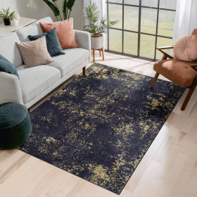 5x8 Area Rug for Bedroom, Washable Rug, Low-Pile, Non-Slip, Non-Shedding, Foldable, Kid&Pet Friendly - Area Rugs for living room, bedroom