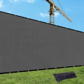 4'X50' Dark Grey HDPE privacy screen/curtain (Option: defaulttitle)