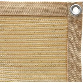 Durable Sunshade Net With Nail Fastening, Fixed In One Second, Resistant To Strong Wind (Option: Beige)